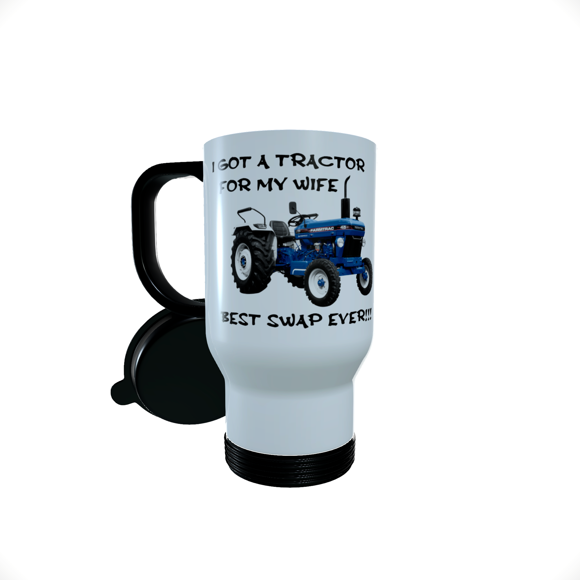 Blue Tractor Travel Mug - I Got A Tractor For My ...,